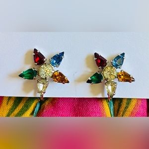 Vintage 1960’s Order of the Eastern Star clip on earrings.